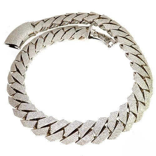 14K Gold Miami Cuban Diamond Chain