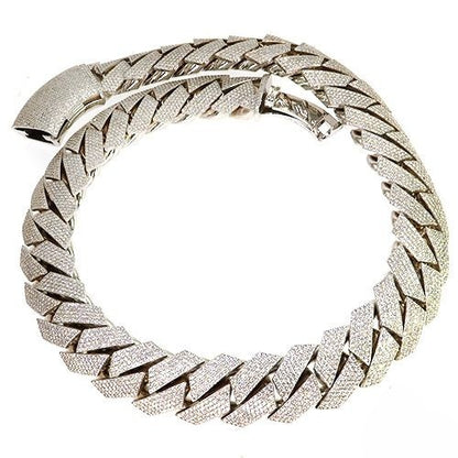 14K Gold Miami Cuban Diamond Chain