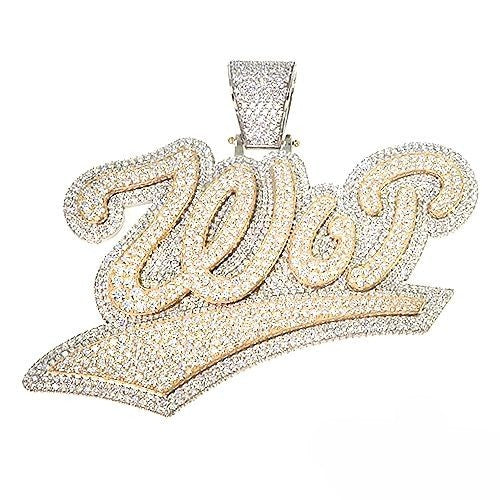 Custom Double Layer Diamond Pendant