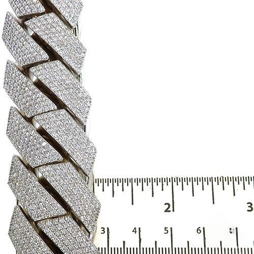 14K Gold Miami Cuban Diamond Chain