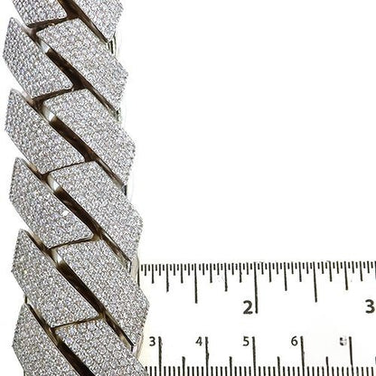 14K Gold Miami Cuban Diamond Chain